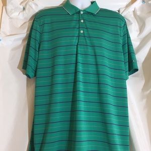 Men's Green Stripe Faldo Golf sz XXL